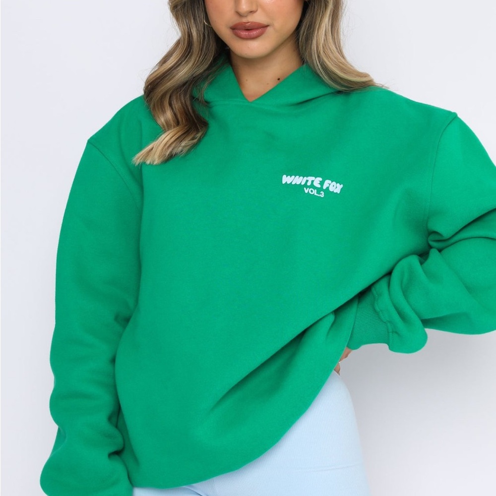 White Fox Hoodie Size M/L